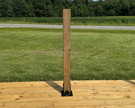 Heavy Duty Post Base Foot Bracket - Wood Post Brackets - construction brackets - brackets for post and beam construction - beam supports - post support - timber frame brackets - barndominium brackets - exposed beam brackets