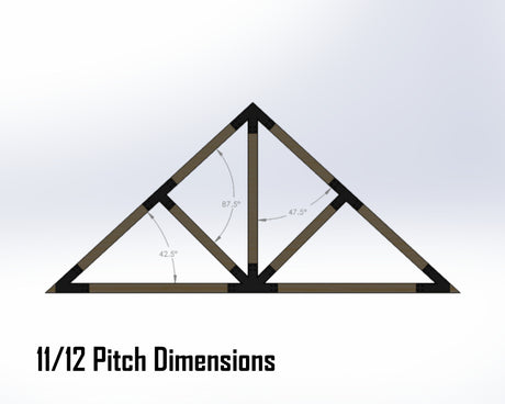 Web Truss Bracket Set - Industrial Style - For 4 Inch Lumber - Wood Post Brackets - construction materials - building supports - beam supports - post supports