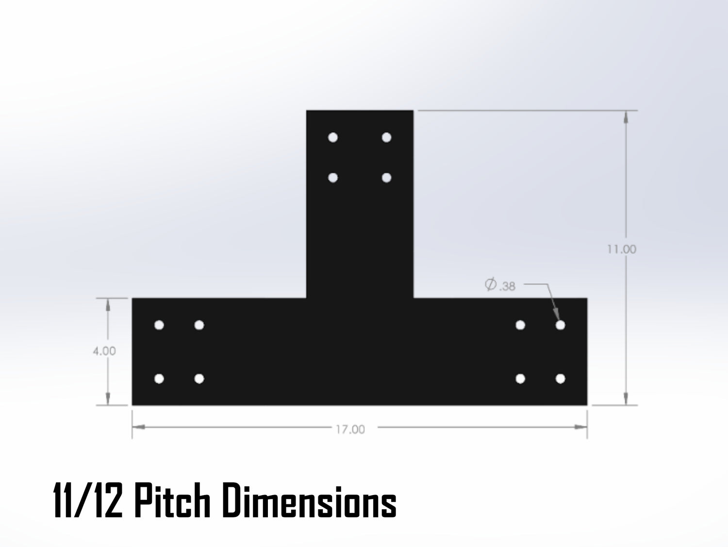 Howe Truss Bracket Set - Industrial Style - For 6 Inch Lumber - Wood Post Brackets - construction materials - building supports - beam supports - post supports