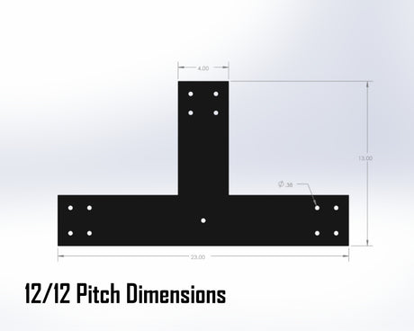 Web Truss Bracket Set - Industrial Style - For 6 Inch Lumber - Wood Post Brackets - construction materials - building supports - beam supports - post supports