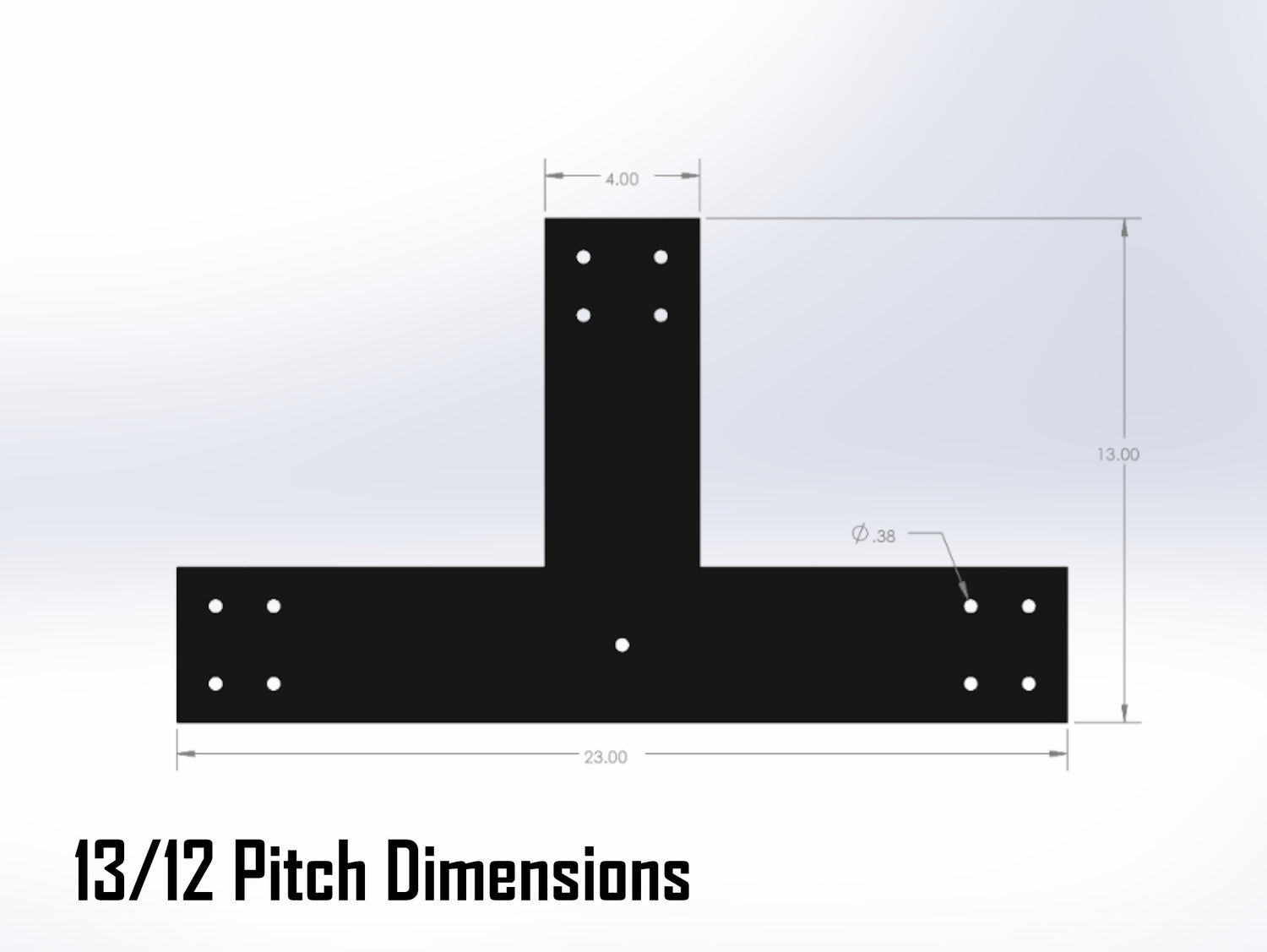 King Truss Bracket Set - Industrial Style - For 6 Inch Lumber - Wood Post Brackets - construction materials - building supports - beam supports - post supports