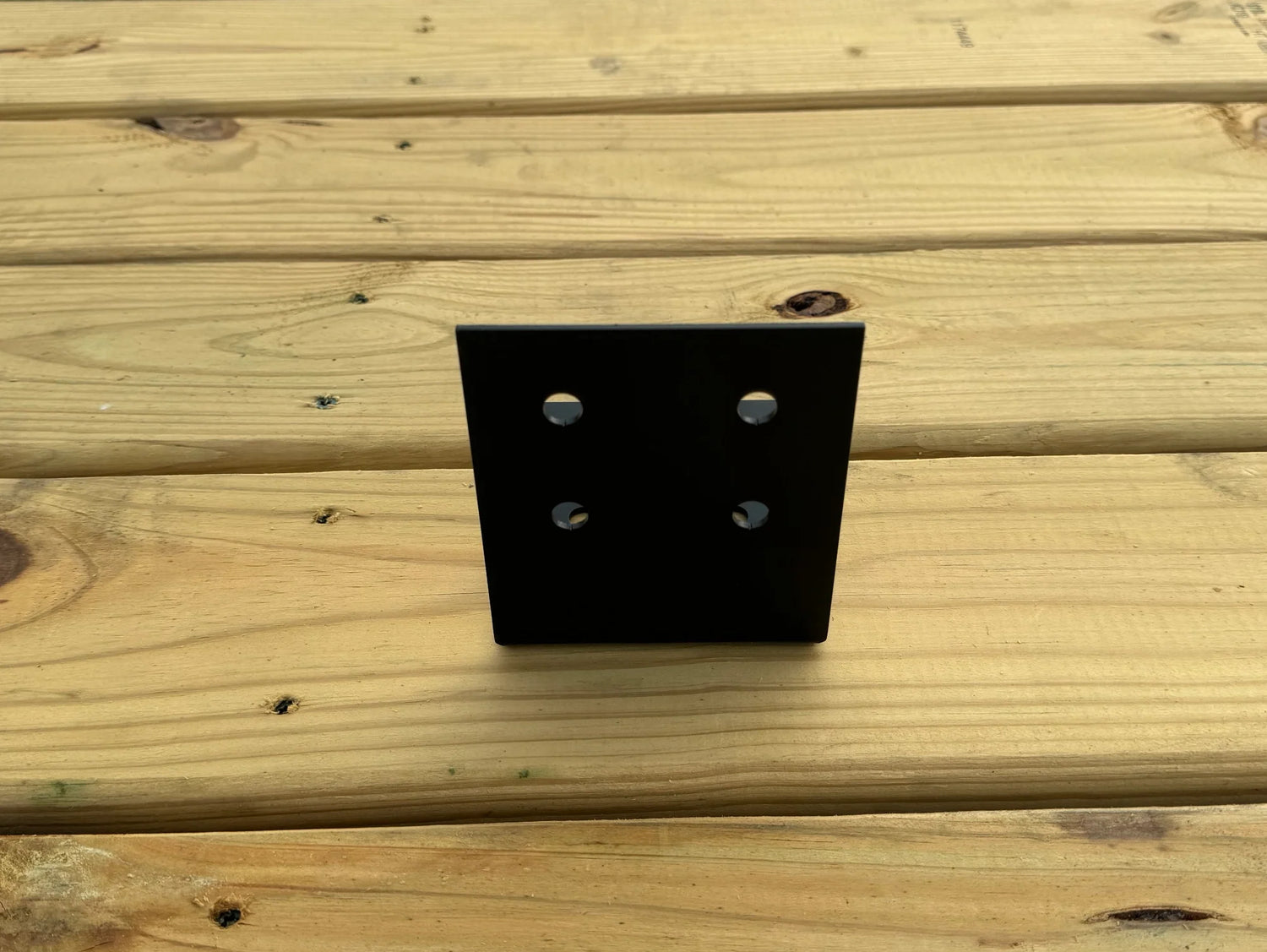 90 degree Industrial Bracket for 6" Post - Wood Post Brackets - construction materials - building supports - beam supports - post supports