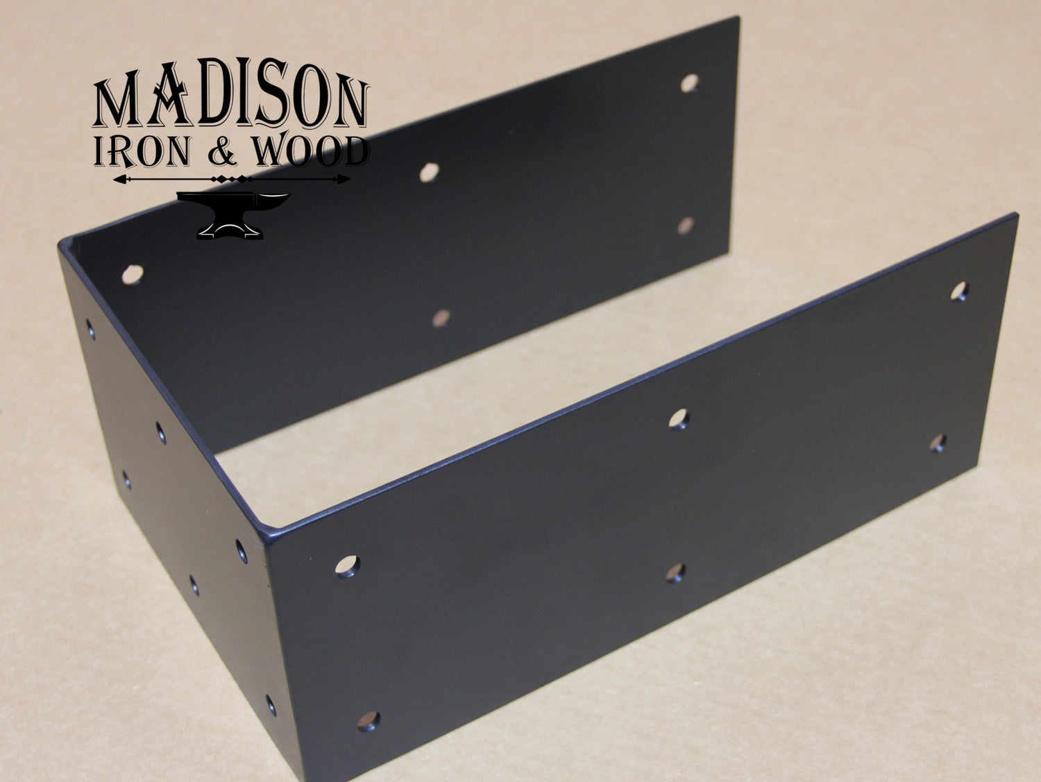 6" & 8" Post Base U Bracket - Wood Post Brackets - construction materials - building supports - beam supports - post supports