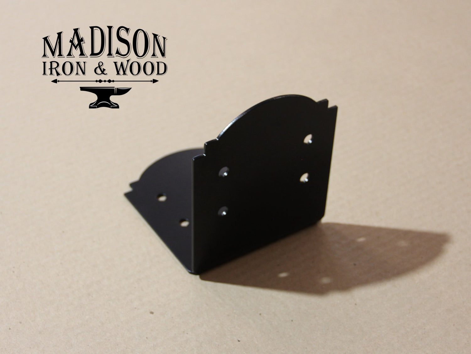 Crowned 90 Degree Brackets for 6x6 Dimensional Lumber - Wood Post Brackets - construction materials - building supports - beam supports - post supports