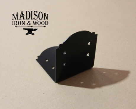 Crowned 90 Degree Brackets for 6x6 Dimensional Lumber - Wood Post Brackets - construction materials - building supports - beam supports - post supports