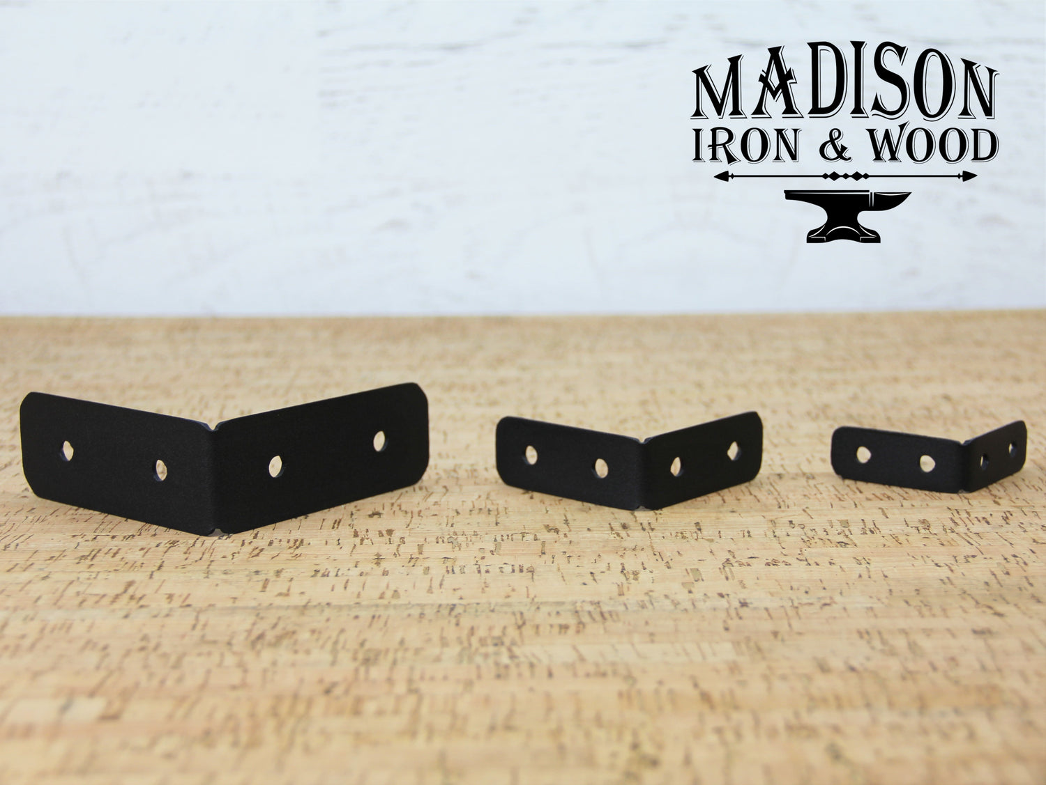 Table Corner Bracket, Table Edge Strap, 90 Degree Brackets - Wood Post Brackets - construction materials - building supports - beam supports - post supports