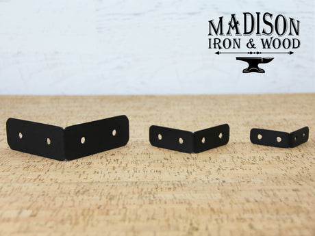 Table Corner Bracket, Table Edge Strap, 90 Degree Brackets - Wood Post Brackets - construction materials - building supports - beam supports - post supports