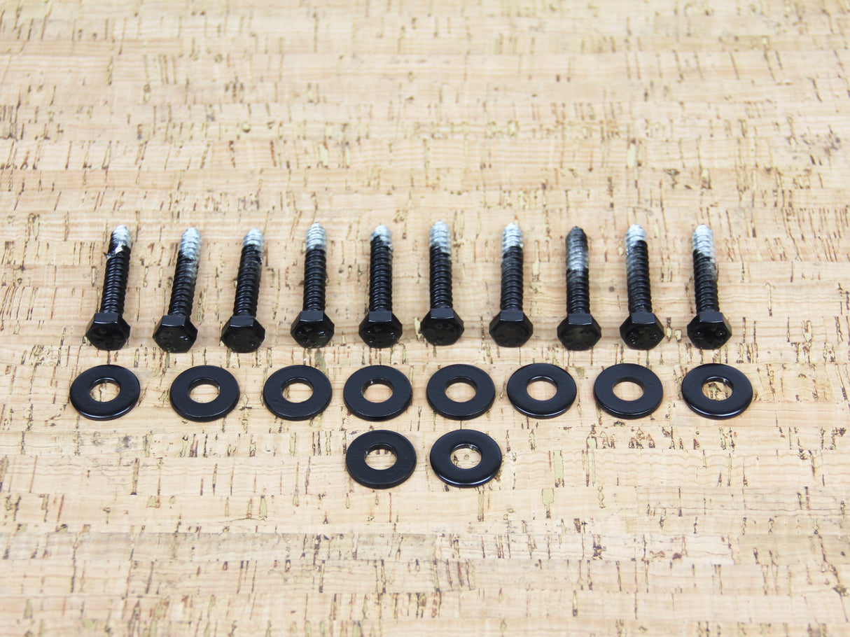 Custom Color Lag Bolts and Washers for Wood Brackets - 10 Count - Wood Post Brackets - construction materials - building supports - beam supports - post supports