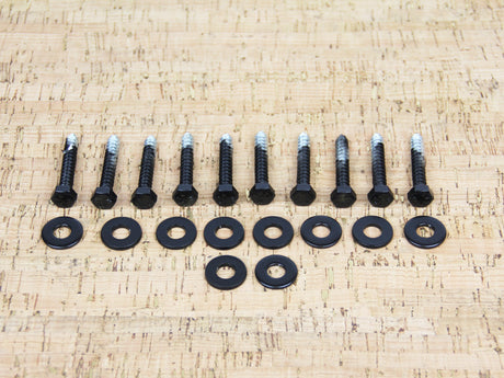 Custom Color Lag Bolts and Washers for Wood Brackets - 10 Count - Wood Post Brackets - construction materials - building supports - beam supports - post supports