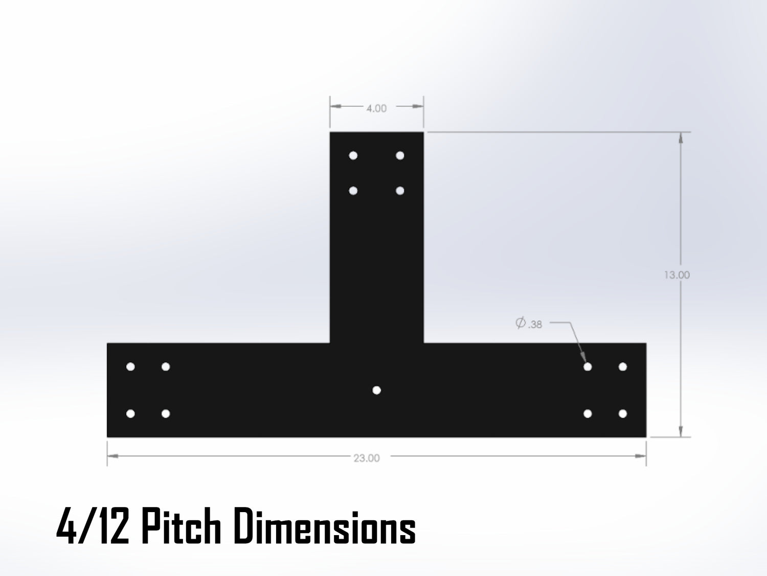 King Truss Bracket Set - Industrial Style - For 6 Inch Lumber - Wood Post Brackets - construction materials - building supports - beam supports - post supports