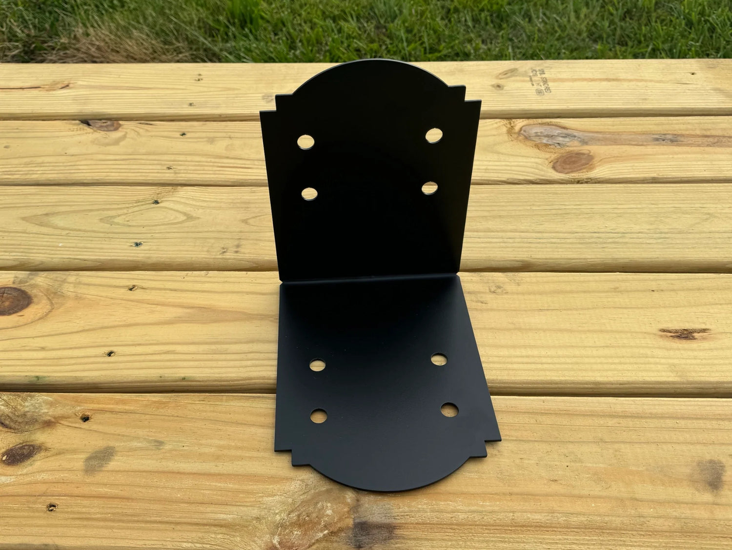 Crowned 90 Degree Brackets for 8x8 Dimensional Lumber - Wood Post Brackets - construction materials - building supports - beam supports - post supports
