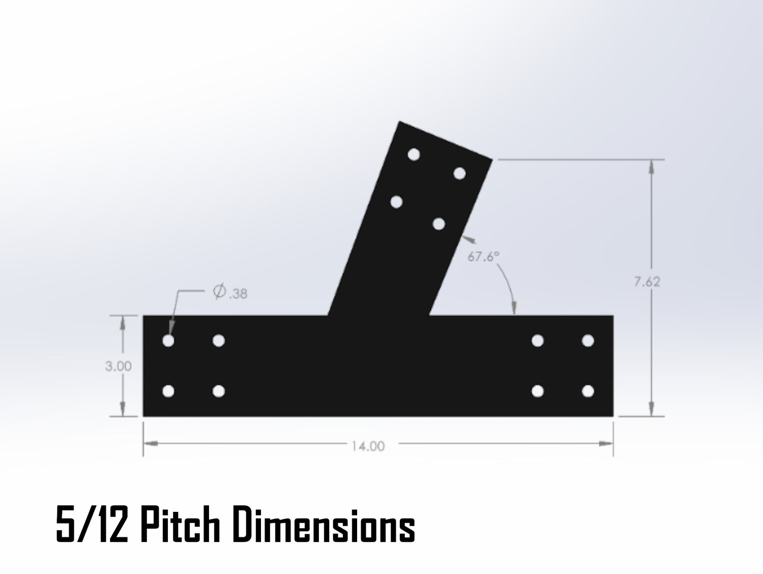 Web Truss Bracket Set - Industrial Style - For 4 Inch Lumber - Wood Post Brackets - construction materials - building supports - beam supports - post supports