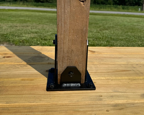 Heavy Duty Post Base Foot Bracket - Wood Post Brackets - construction brackets - brackets for post and beam construction - beam supports - post support - timber frame brackets - barndominium brackets - exposed beam brackets