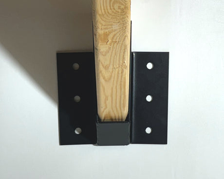 Saddle Truss Brackets - Up Angled - Wood Post Brackets - construction materials - building supposrts - beam supports - post support - timber frame brackets - wood frame buildings - post frame buildings - barndominium brackets - exposed beam brackets
