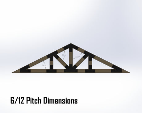 Howe Truss Bracket Set - Industrial Style - For 8 Inch Lumber - Wood Post Brackets - construction materials - building supports - beam supports - post supports