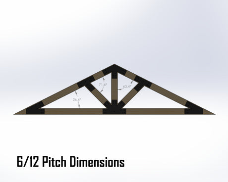 Web Truss Bracket Set - Industrial Style - For 8 Inch Lumber - Wood Post Brackets - construction materials - building supports - beam supports - post supports