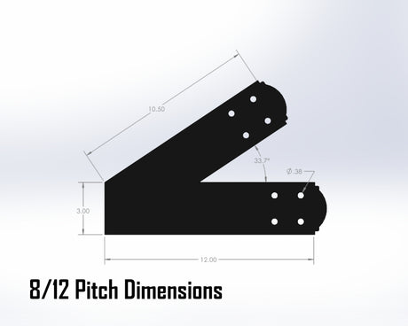 Web Truss Bracket Set - Crowned Style - For 4 Inch Lumber - Wood Post Brackets - construction materials - building supposrts - beam supports - post support - timber frame brackets - wood frame buildings - post frame buildings - barndominium brackets - exposed beam brackets