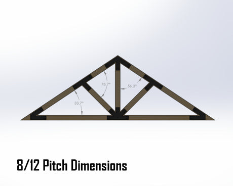 Web Truss Bracket Set - Industrial Style - For 6 Inch Lumber - Wood Post Brackets - construction materials - building supports - beam supports - post supports