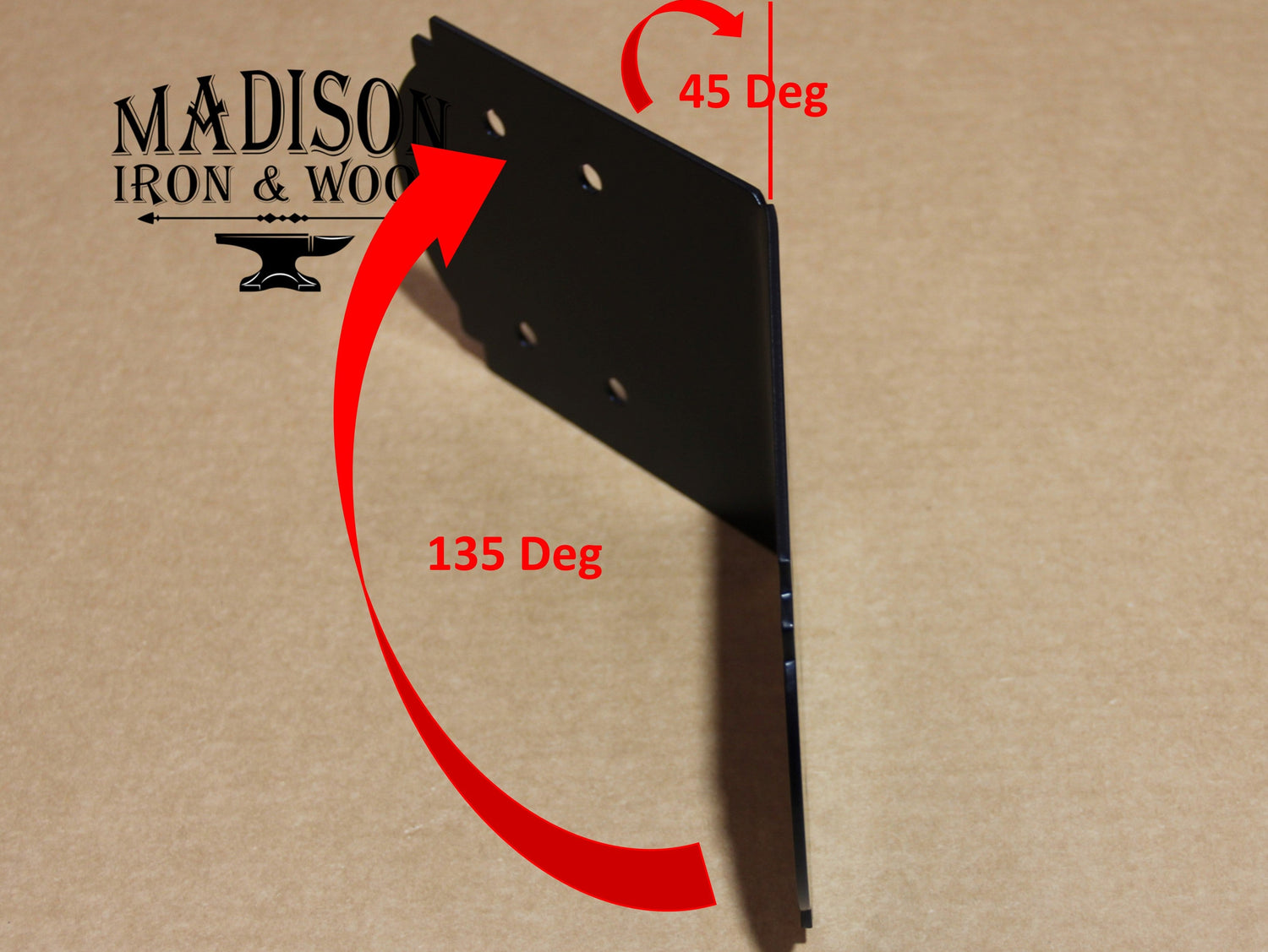 45 Degree / 135 Degree Bracket for 6" Post - Wood Post Brackets - construction materials - building supports - beam supports - post supports
