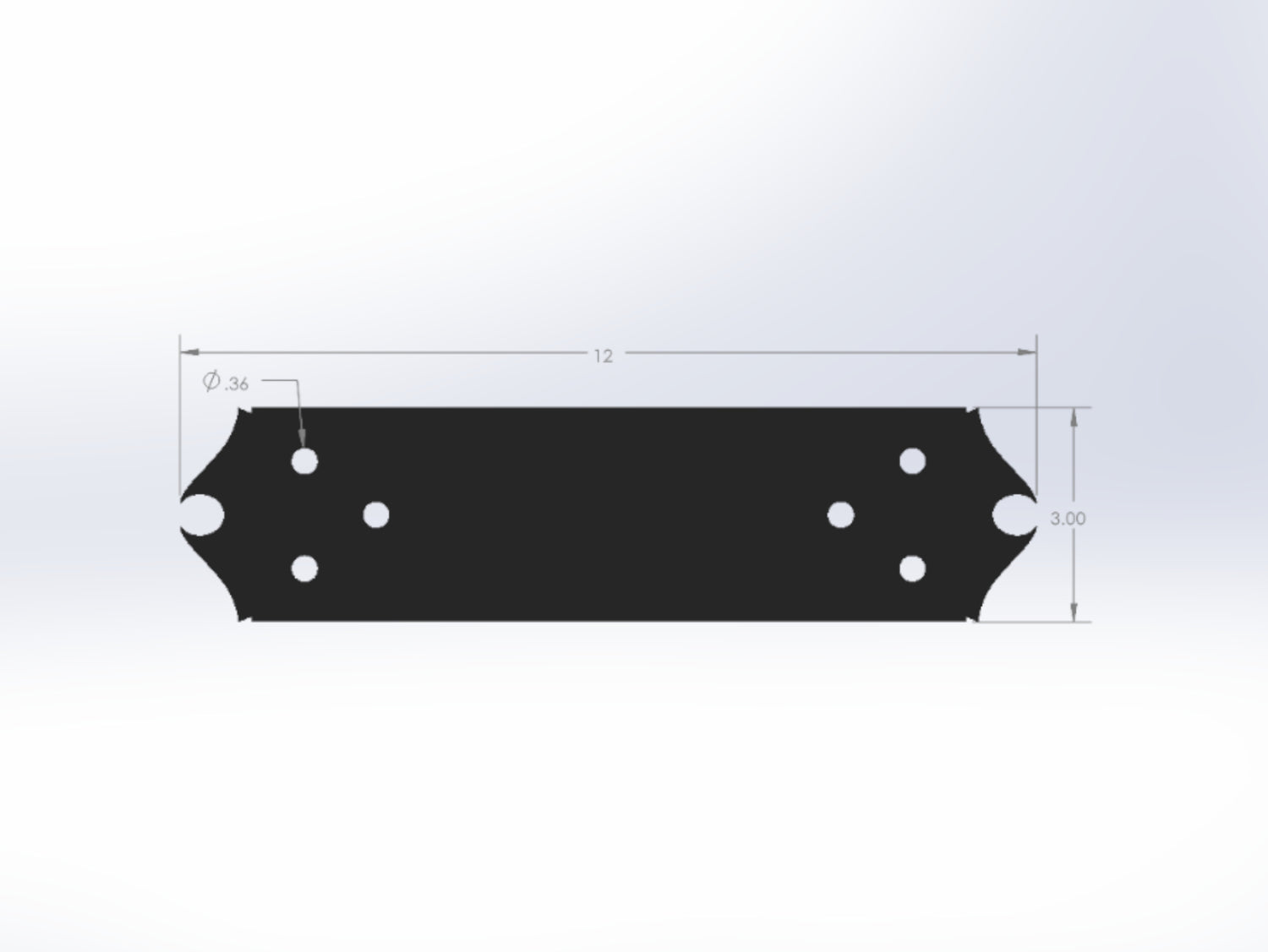 Straight Bracket - Colonial Style - For 4 Inch Lumber - Wood Post Brackets - construction materials - building supports - beam supports - post supports