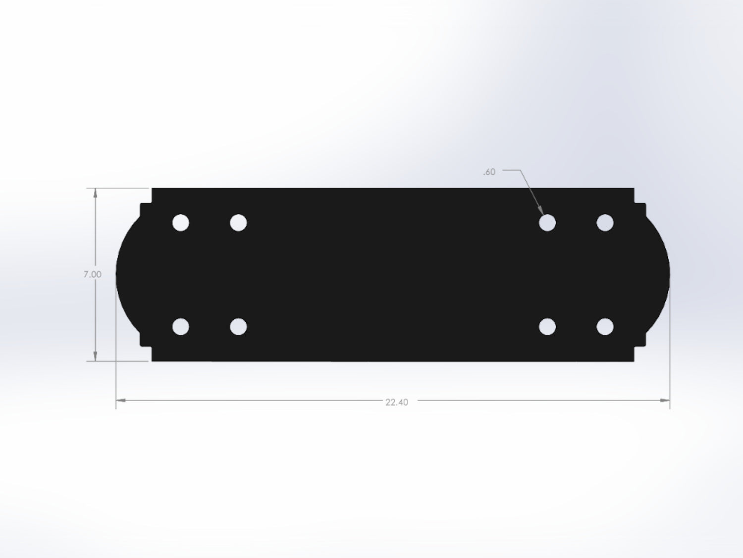 Straight Bracket - Crowned Style - For 8 Inch Lumber - Wood Post Brackets - construction materials - building supports - beam supports - post supports