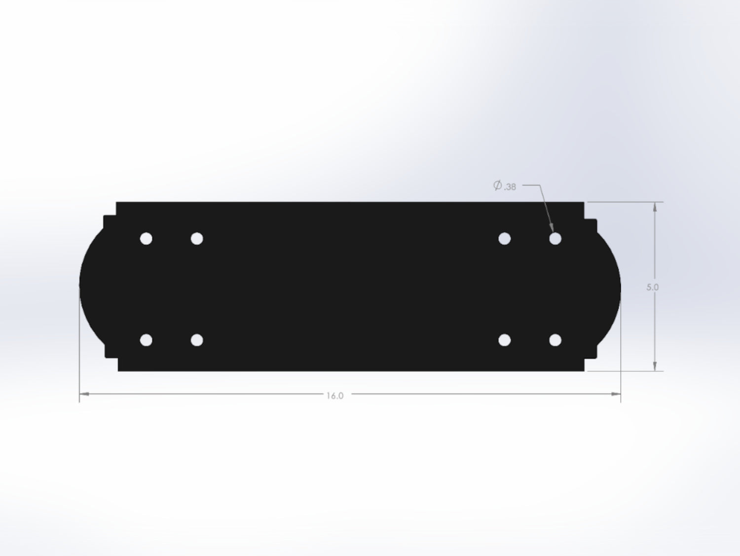 Straight Bracket - Crowned Style - For 6 Inch Lumber - Wood Post Brackets - construction materials - building supports - beam supports - post supports
