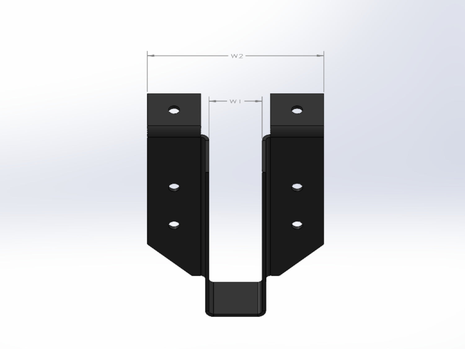 Joist Hangers - Top Flange Mount (True Sizes) - JHTM2-JHTM6 - Wood Post Brackets - construction materials - building supports - beam supports - post supports