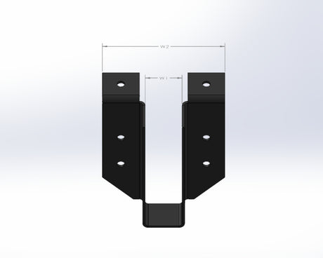 Joist Hangers - Top Flange Mount (True Sizes) - JHTM2-JHTM6 - Wood Post Brackets - construction materials - building supports - beam supports - post supports