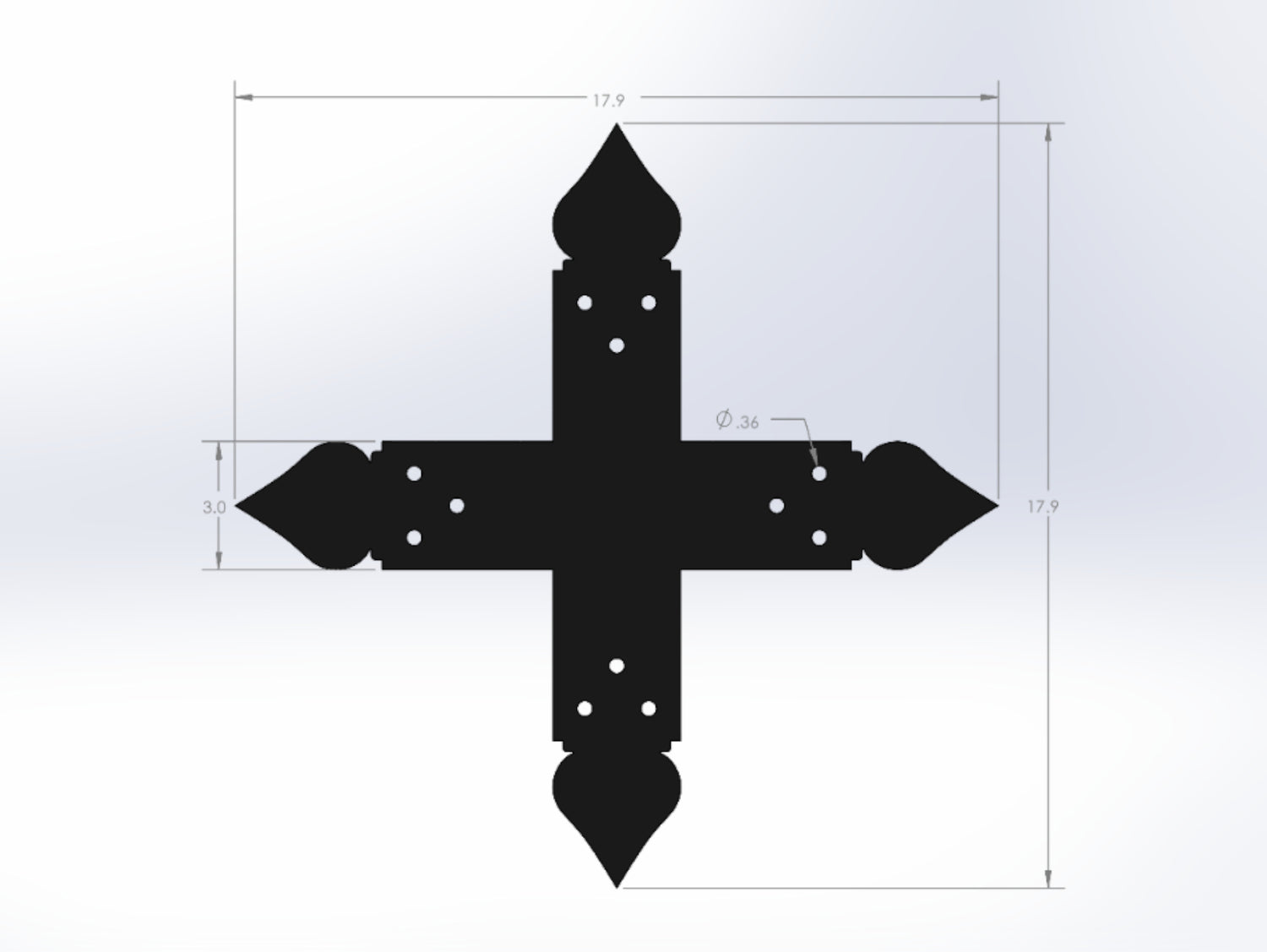 X Bracket - Spade Style - For 4 Inch Lumber - Wood Post Brackets - construction materials - building supports - beam supports - post supports