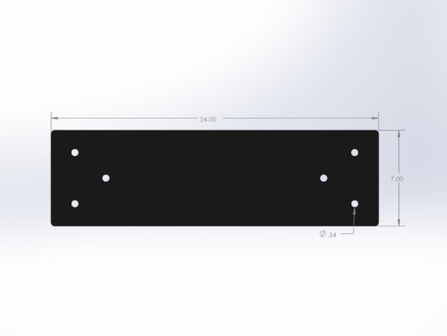 Straight Bracket - Standard Style - For 8 Inch Lumber - Wood Post Brackets - construction materials - building supports - beam supports - post supports
