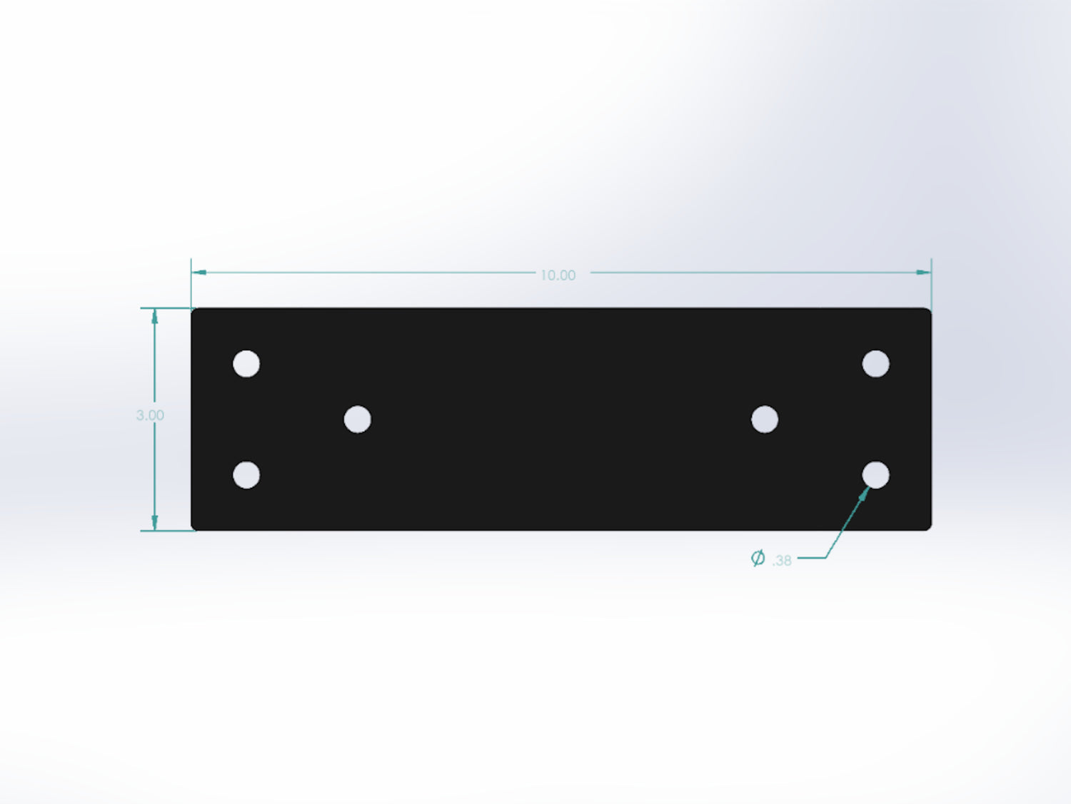 Straight Bracket - Standard Style - For 4 Inch Lumber - Wood Post Brackets - construction materials - building supports - beam supports - post supports