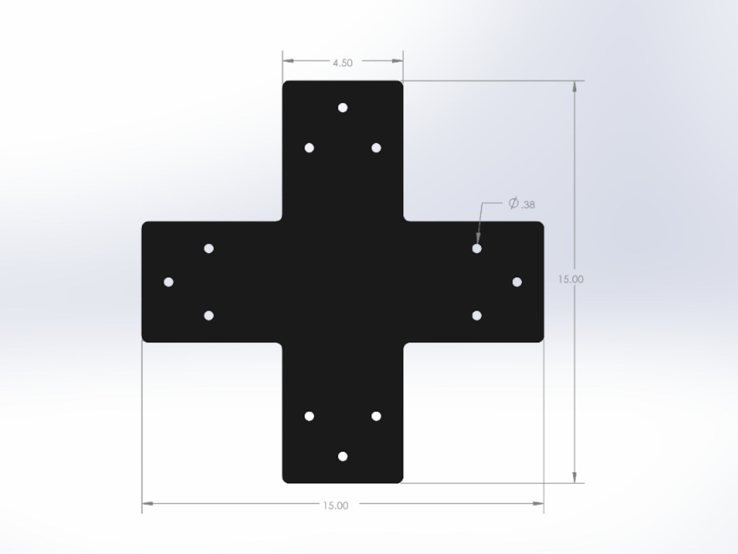 X Bracket - Standard Style - For 6 Inch Lumber - Wood Post Brackets - construction materials - building supports - beam supports - post supports