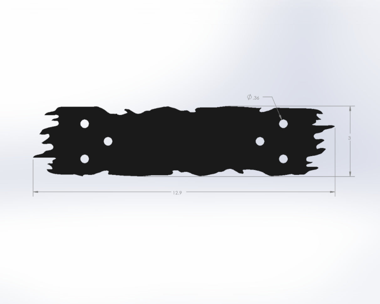 Straight Bracket - Rough Wood Style - For 4 Inch Lumber - Wood Post Brackets - construction materials - building supports - beam supports - post supports