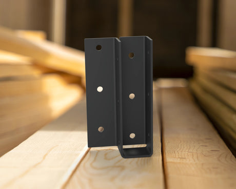Joist Hangers - Corner Bracket - True Sizes - Wood Post Brackets - construction brackets - brackets for post and beam construction - beam supports - post support - timber frame brackets - barndominium brackets - exposed beam brackets