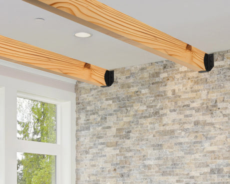 Joist Hangers - Crowned Style - True Sizes - Wood Post Brackets - construction brackets - brackets for post and beam construction - beam supports - post support - timber frame brackets - barndominium brackets - exposed beam brackets