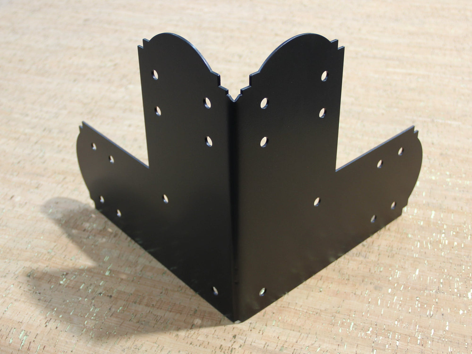 90 Degree Double L Bracket for 6" Post - Wood Post Brackets - construction materials - building supports - beam supports - post supports