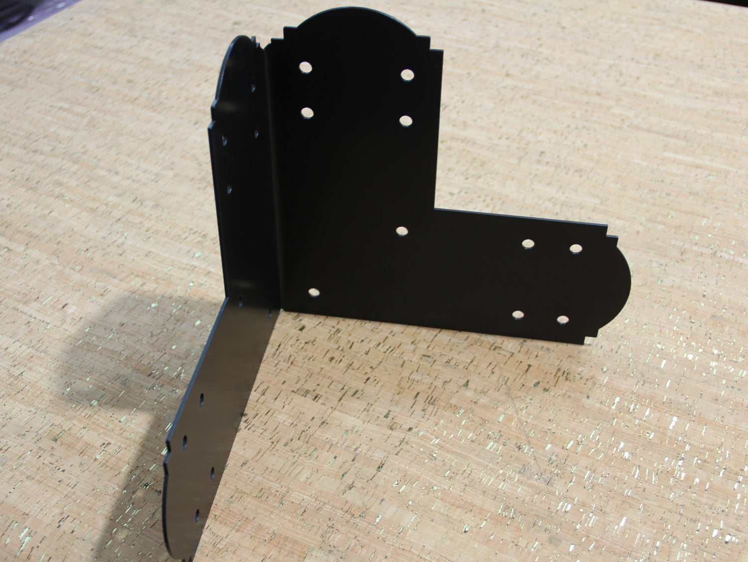 90 Degree Double L Bracket for 6" Post - Wood Post Brackets - construction materials - building supports - beam supports - post supports