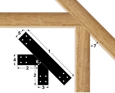 Custom Column to Joist Bracket for Exposed Beams - Wood Post Brackets - construction materials - building supports - beam supports - post supports
