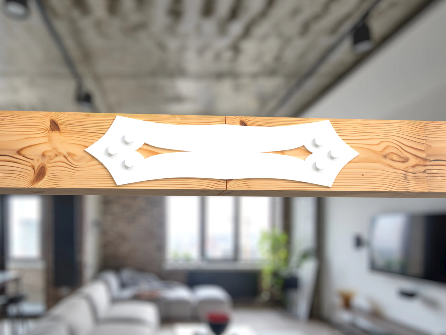 Straight Bracket - Gothic Style - For 8 Inch Lumber - Wood Post Brackets - construction brackets - brackets for post and beam construction - beam supports - post support - timber frame brackets - barndominium brackets - exposed beam brackets