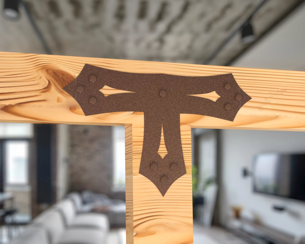 Gothic Brackets For 4x4 Dimensional Lumber - Madison Iron and Wood