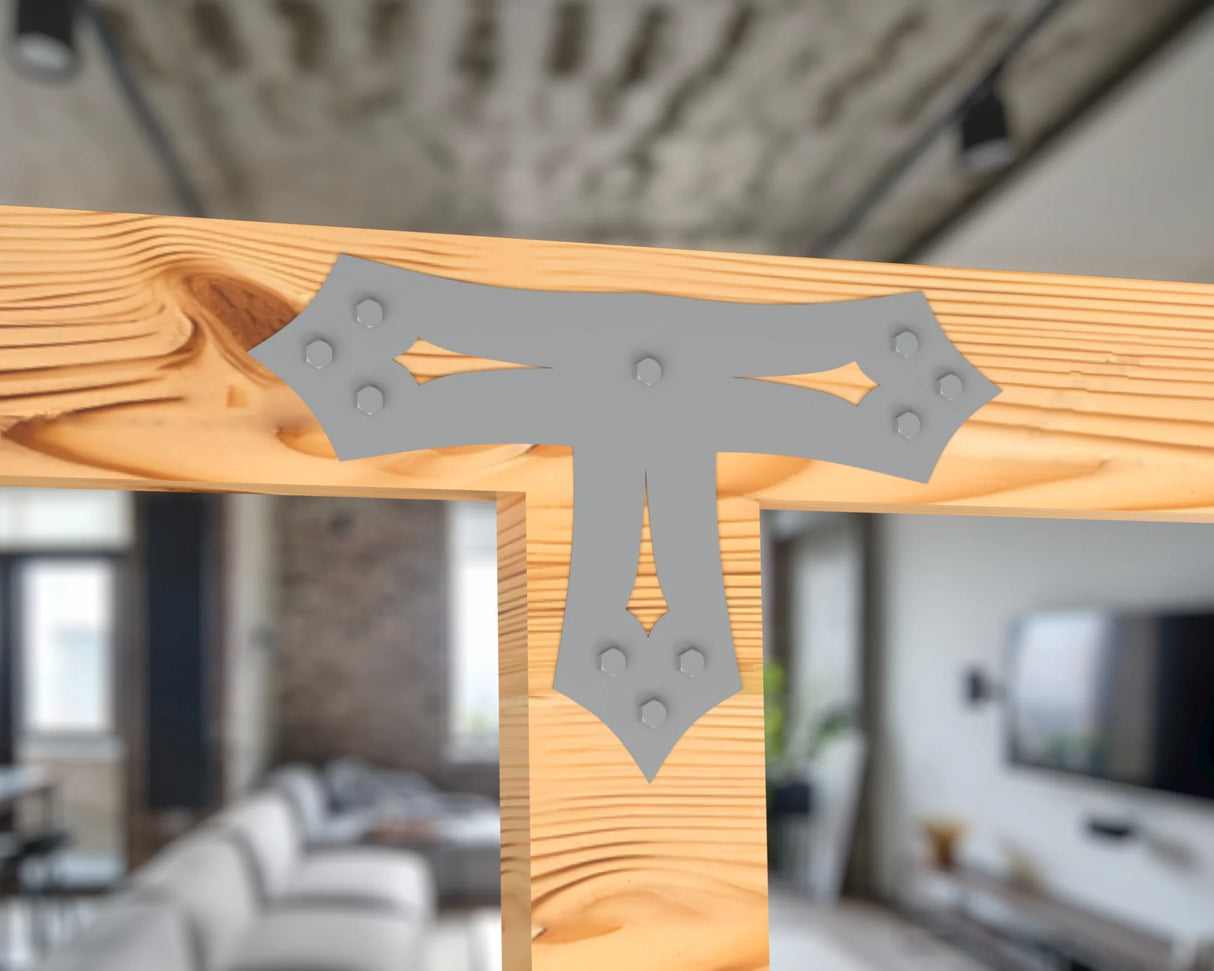 Gothic Brackets For 4x4 Dimensional Lumber - Madison Iron and Wood