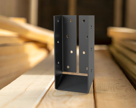 Joist Hangers - Down Angled - Hidden Flange Mount - True Sizes - Wood Post Brackets - construction brackets - brackets for post and beam construction - beam supports - post support - timber frame brackets - barndominium brackets - exposed beam brackets