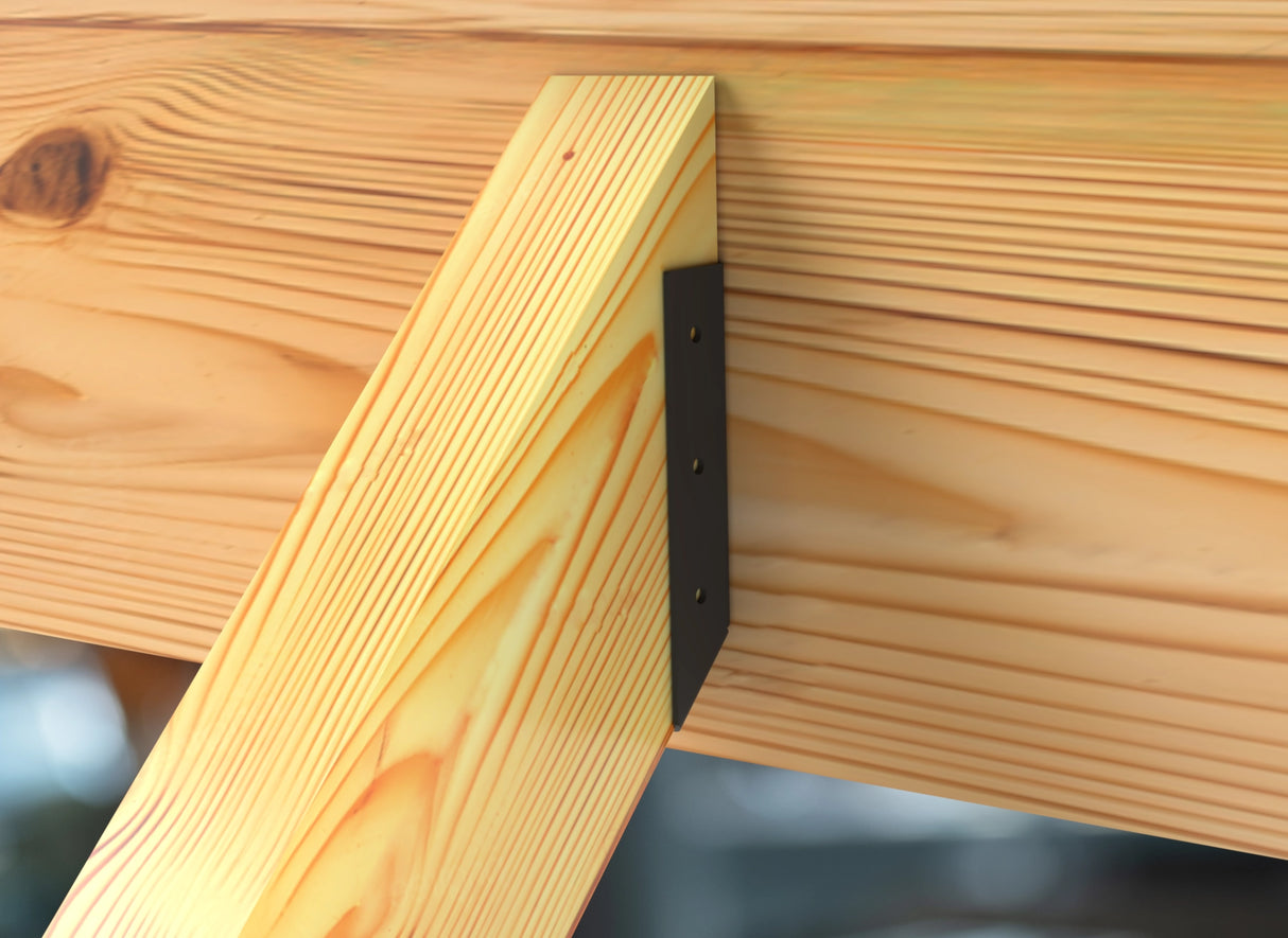 Joist Hangers - Down Angled - Hidden Flange Mount - True Sizes - Wood Post Brackets - construction brackets - brackets for post and beam construction - beam supports - post support - timber frame brackets - barndominium brackets - exposed beam brackets