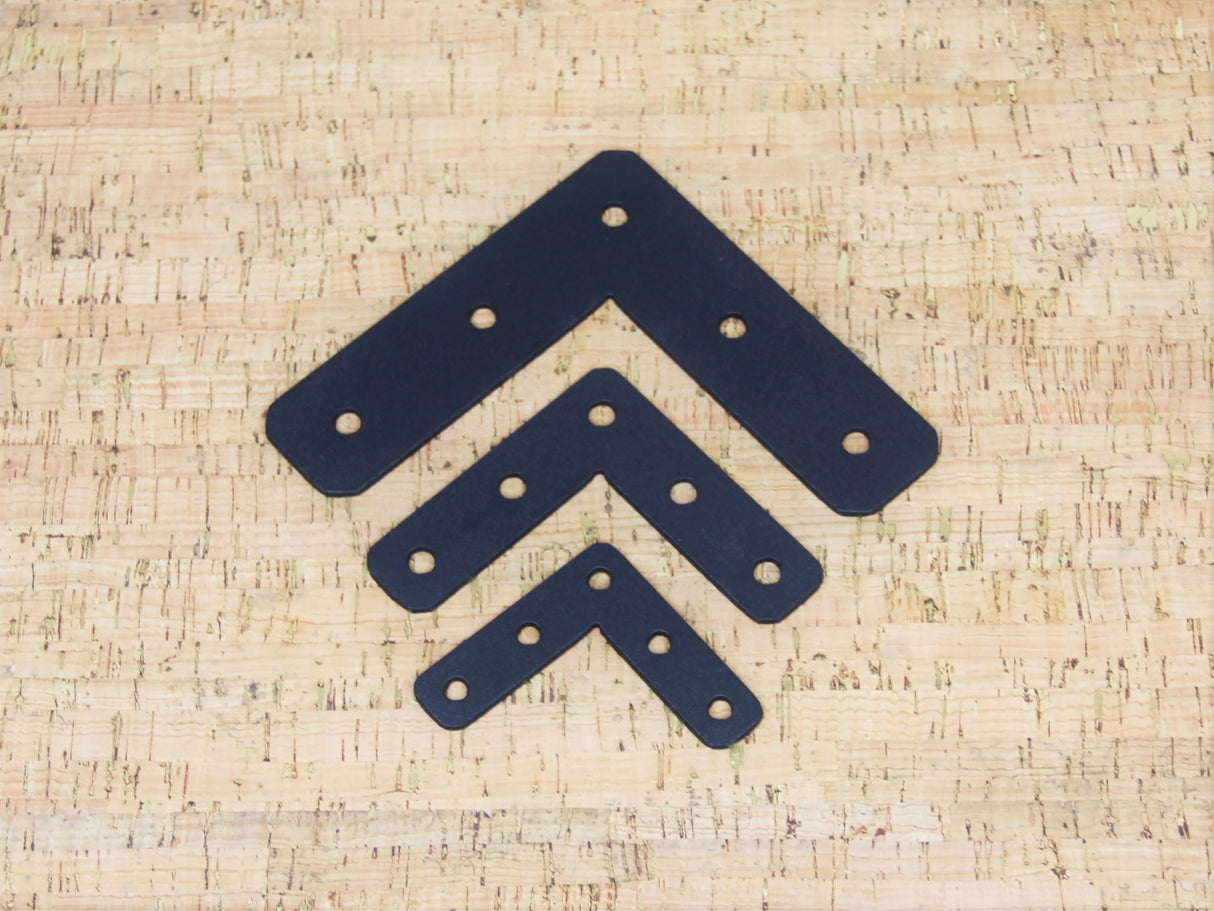 Edge Bracket, L Brackets - Wood Post Brackets - construction materials - building supports - beam supports - post supports