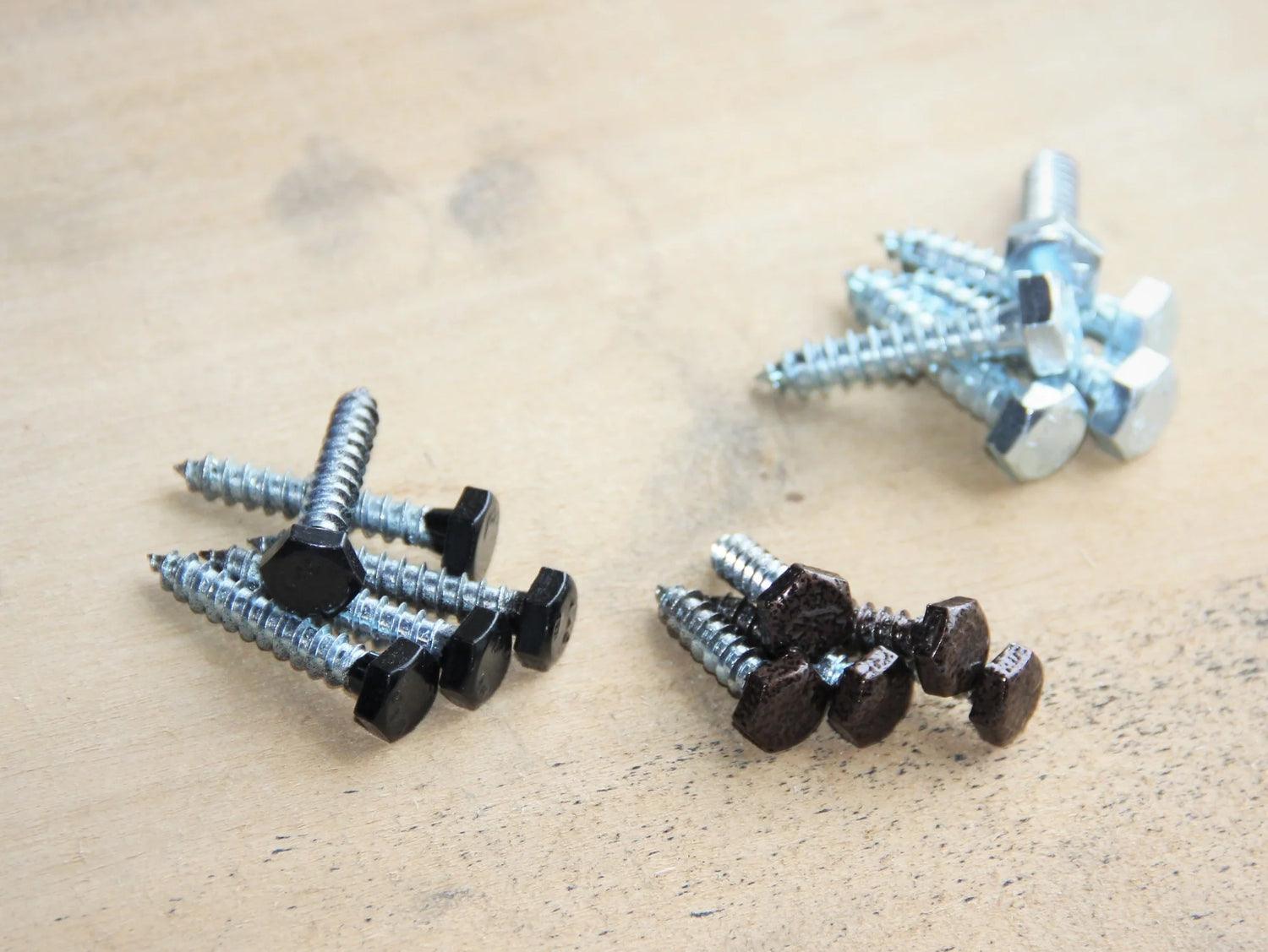 Custom Color Lag Bolts and Washers for Wood Brackets - 10 Count - Wood Post Brackets - construction materials - building supports - beam supports - post supports