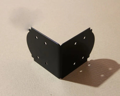Crowned 90 Degree Brackets for 6x6 Dimensional Lumber - Wood Post Brackets - construction materials - building supports - beam supports - post supports