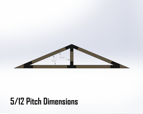 King Truss Bracket Set - Industrial Style - For 8 Inch Lumber - Wood Post Brackets - construction materials - building supports - beam supports - post supports