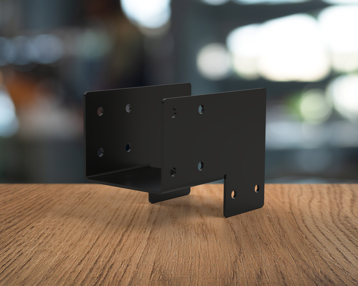 Post to Beam Corner Brace - 8 Inch Beams (PBC7.5) - Wood Post Brackets - construction materials - building supposrts - beam supports - post support - timber frame brackets - wood frame buildings - post frame buildings - barndominium brackets - exposed beam brackets