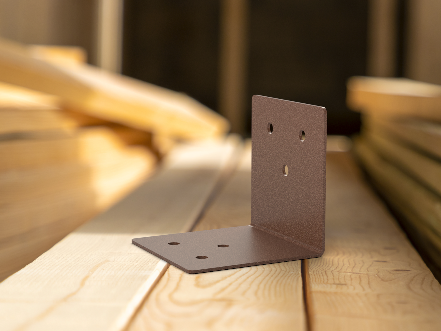 90 Degree Standard Bracket for 4" Post - Wood Post Brackets - construction brackets - brackets for post and beam construction - beam supports - post support - timber frame brackets - barndominium brackets - exposed beam brackets