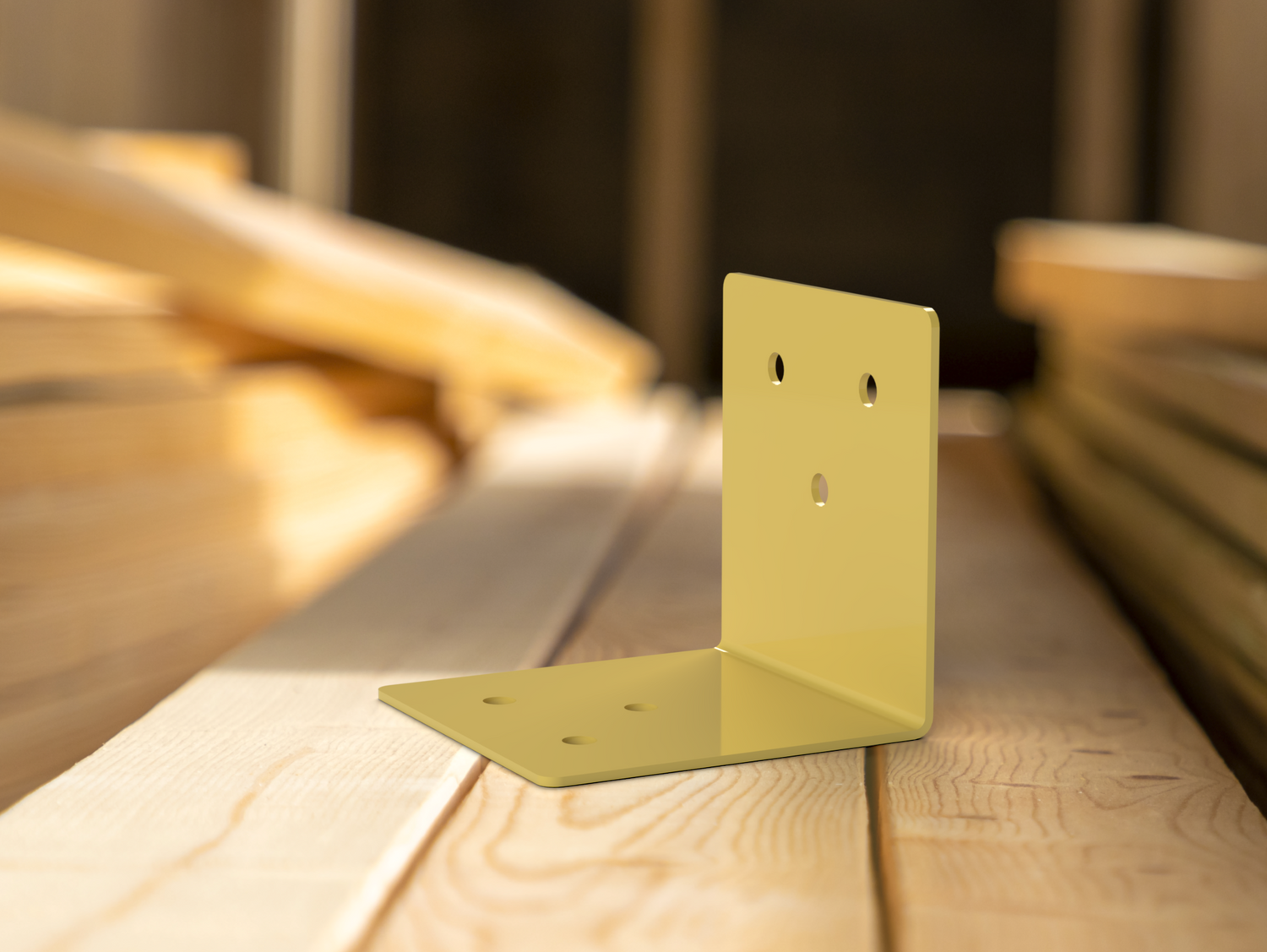 90 Degree Standard Bracket for 4" Post - Wood Post Brackets - construction brackets - brackets for post and beam construction - beam supports - post support - timber frame brackets - barndominium brackets - exposed beam brackets